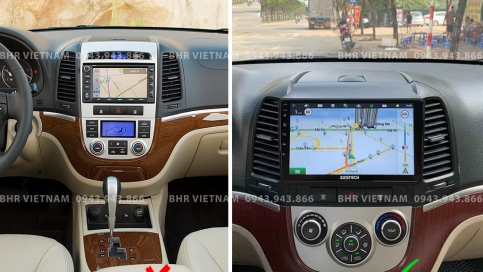 Màn hình DVD Android xe Hyundai Santafe 2006 - 2011 | Zestech Z800+
